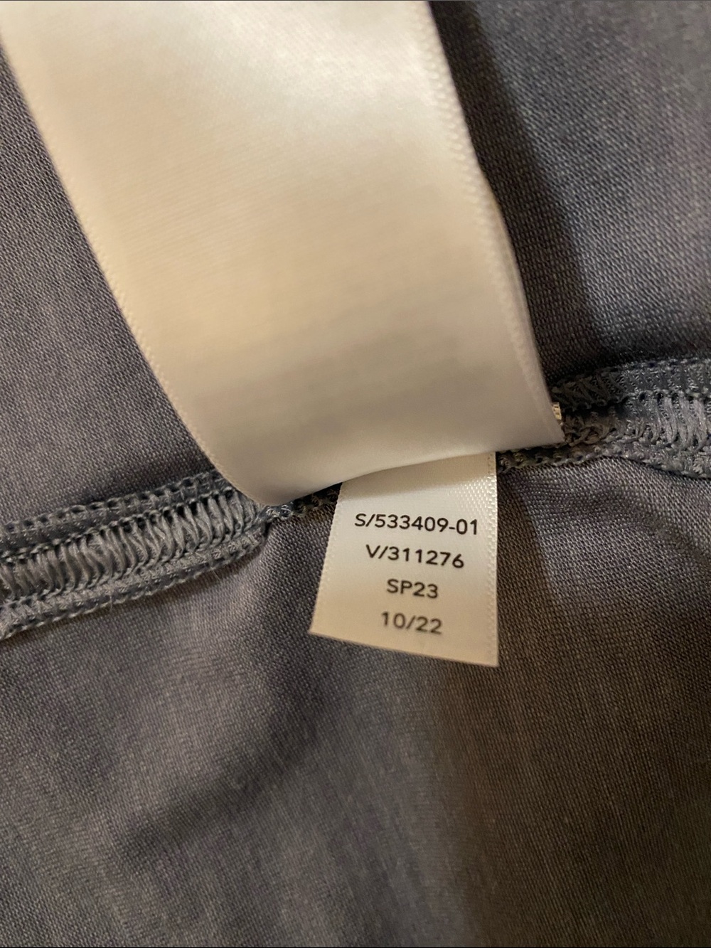 Athleta Move With Ease Short Sleeve Crew Tee - Slate Blue Small - Picture 9 of 9